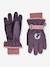 Gants pour enfants doublés PIKKURILLI finkid bleu pétrole+framboise+prune 3 - vertbaudet enfant 