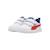 Baskets basses  enfant à scratch Blanc fierce rouge bleu 3 - vertbaudet enfant 