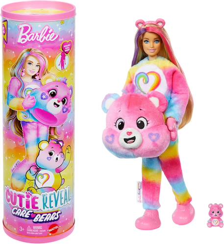 Poupée cutie reveal barbie - 10 surprises Multicolore 3 - vertbaudet enfant 