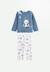 Pyjama bébé 2 pièces en velours tao Bleu 1 - vertbaudet enfant 