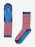 Chaussettes antidérapantes enfant TAPSUT finkid, patte d’ours bleu pétrole+rose 2 - vertbaudet enfant 