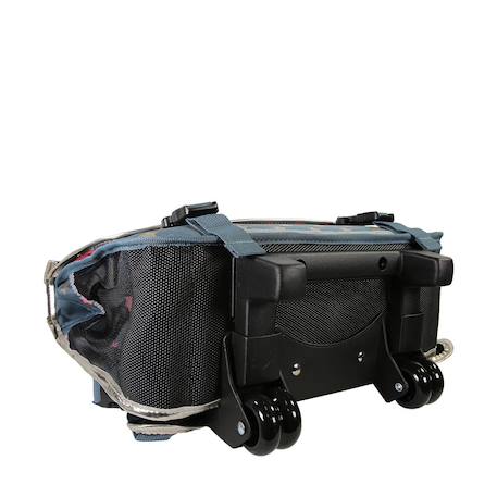 Cartable à roulettes 38 cm fille POL FOX Wonder Fox Glitter Réversible avec 2 compartiments – CP/CE1/CE2 – Rose et bleu pailleté Multicolore 5 - vertbaudet enfant 