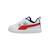 Baskets basses  enfant à scratch Blanc fierce rouge bleu 2 - vertbaudet enfant 