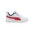Baskets basses  enfant à scratch Blanc fierce rouge bleu 1 - vertbaudet enfant 
