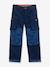 Pantalon enfant en velours KOSKI finkid avec renforts bleu jean 1 - vertbaudet enfant 