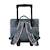 Cartable à roulettes 38 cm fille POL FOX Wonder Fox Glitter Réversible avec 2 compartiments – CP/CE1/CE2 – Rose et bleu pailleté Multicolore 4 - vertbaudet enfant 