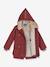 Parka d’hiver enfant TUULIKKI finkid avec doublure en polaire teddy grenadine+vert sauge 2 - vertbaudet enfant 