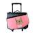 Cartable à roulettes 38 cm fille POL FOX Wonder Fox Glitter Réversible avec 2 compartiments – CP/CE1/CE2 – Rose et bleu pailleté Multicolore 2 - vertbaudet enfant 