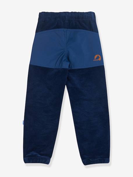 Pantalon en velours côtelé enfant KELMI finkid avec renforts bleu jean 2 - vertbaudet enfant 