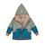 Veste d’hiver pour enfants doublée MOSKA MUKKA finkid lichen+pêche 2 - vertbaudet enfant 