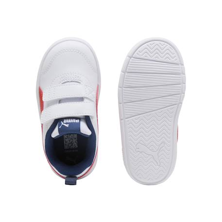 Baskets basses  enfant à scratch Blanc fierce rouge bleu 6 - vertbaudet enfant 