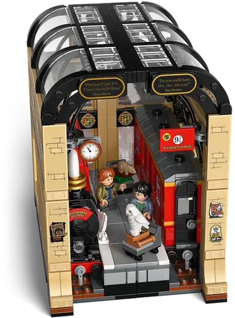 Lego 76450 - book nook : le poudlard express harry potter Multicolore 6 - vertbaudet enfant 