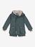 Parka d’hiver enfant TUULIKKI finkid avec doublure en polaire teddy grenadine+vert sauge 5 - vertbaudet enfant 