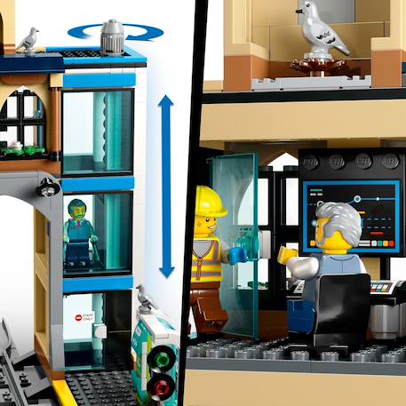 Lego city - la gare centrale - 60469 Multicolore 4 - vertbaudet enfant 