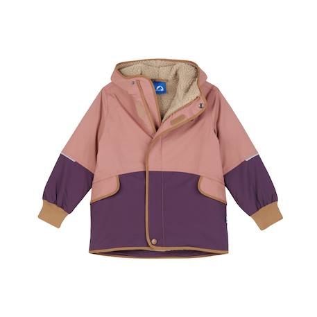 Veste d’hiver pour enfants doublée MOSKA MUKKA finkid lichen+pêche 5 - vertbaudet enfant 