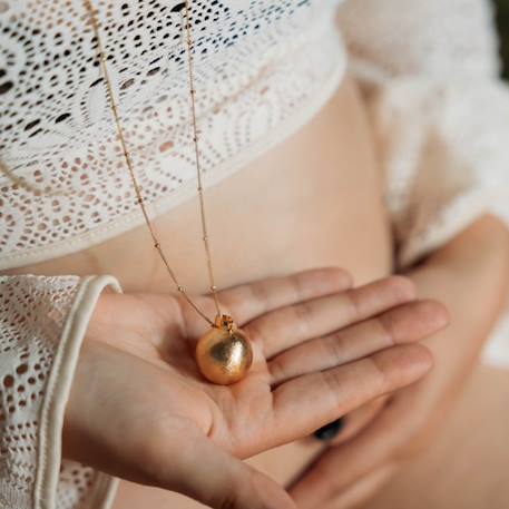 De grossesse collier pure élégance Argent+Or+Rose 10 - vertbaudet enfant 