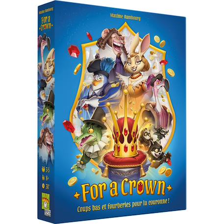 Jeu de société stratégique bluff For a crown MULTICOLORE 1 - vertbaudet enfant 