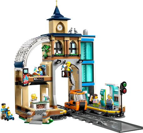 Lego city - la gare centrale - 60469 Multicolore 2 - vertbaudet enfant 