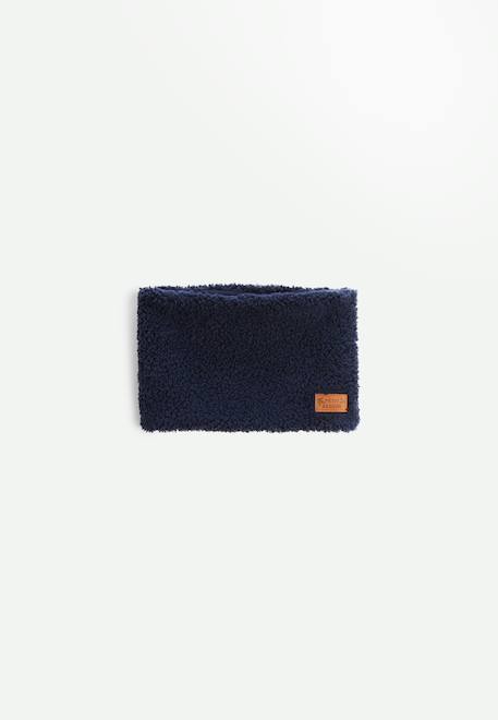 Cache cou enfant en sherpa anouk Bleu 1 - vertbaudet enfant 