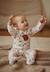Pyjama bébé en velours chincha Ecru 1 - vertbaudet enfant 