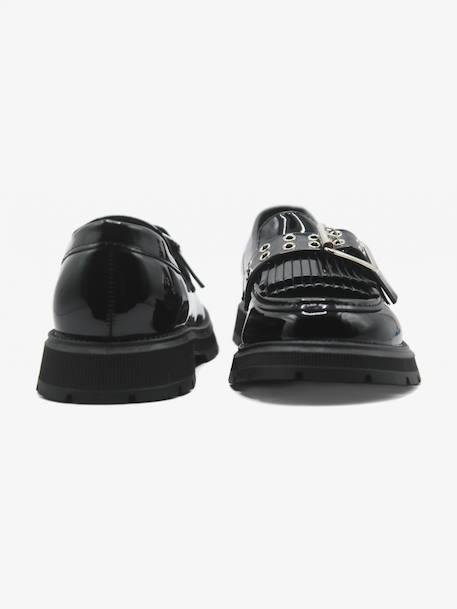 Mocassins à franges Noir+Rouge 3 - vertbaudet enfant 