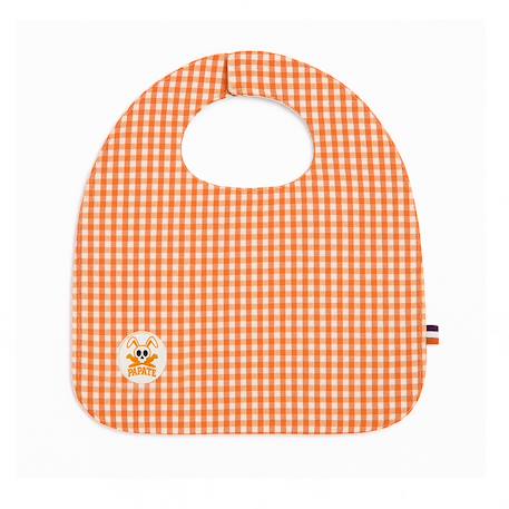 Bavoir en coton bio Blanc+Fraise+Honey+Rose+Vert+Vichy 31 - vertbaudet enfant 