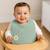 Bavoir en coton bio Blanc+Fraise+Honey+Rose+Vert+Vichy 30 - vertbaudet enfant 
