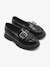 Mocassins à franges Noir+Rouge 1 - vertbaudet enfant 