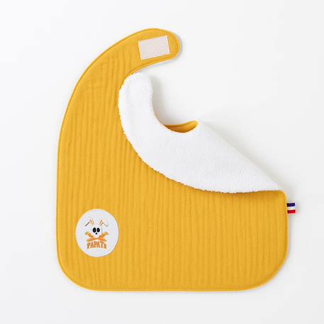 Bavoir en coton bio Blanc+Fraise+Honey+Rose+Vert+Vichy 15 - vertbaudet enfant 