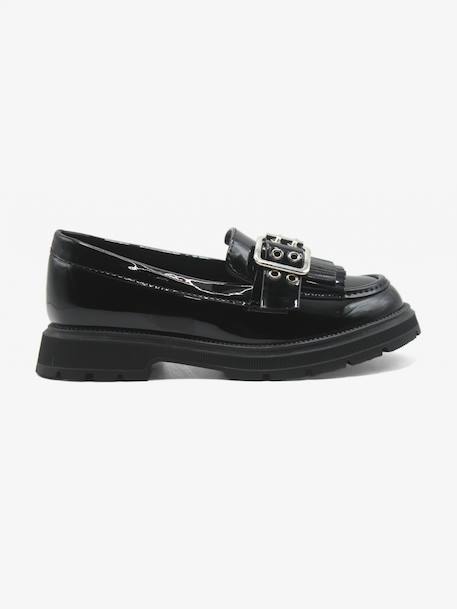 Mocassins à franges Noir+Rouge 2 - vertbaudet enfant 