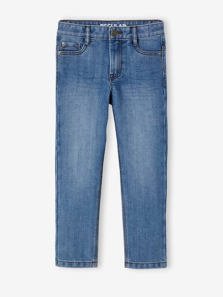 Jean droit garçon waterless stone 1 - vertbaudet enfant 