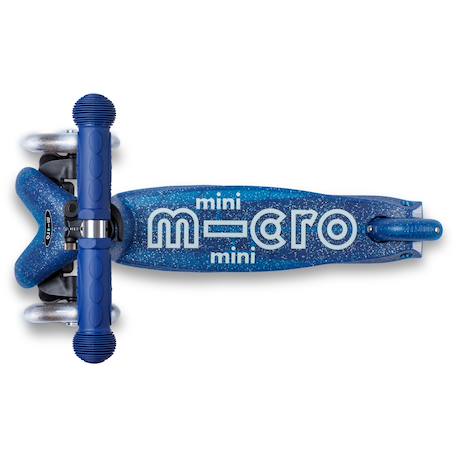 Trottinette enfant mini micro deluxe glitter  led Bleu 2 - vertbaudet enfant 