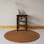 Tapis rond laine feutrée neethu Avoine+Gris+Mangue+Naturel+Olive+Orange+Toffee 40 - vertbaudet enfant 