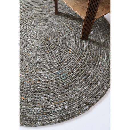 Tapis rond laine feutrée neethu Avoine+Gris+Mangue+Naturel+Olive+Orange+Toffee 29 - vertbaudet enfant 