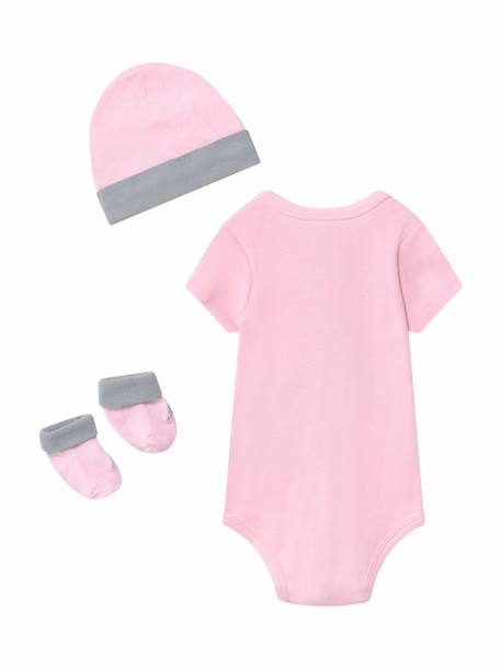 Ensemble jumpman bootie unisex set Pink foam 2 - vertbaudet enfant 