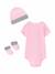 Ensemble jumpman bootie unisex set Pink foam 2 - vertbaudet enfant 