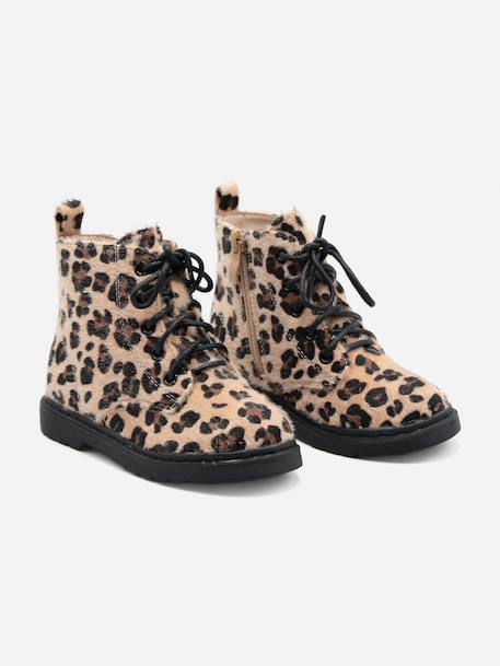 Bottines a lacets Leopard 1 - vertbaudet enfant 