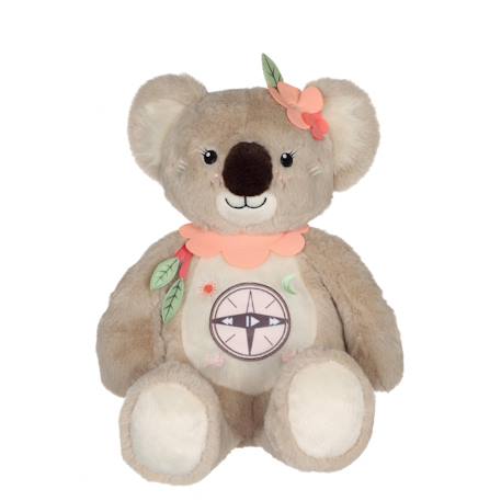 Peluche - kwalyna, mon koala conteur d'histoires - peluches à fonctions - 34 cm Marron 2 - vertbaudet enfant 