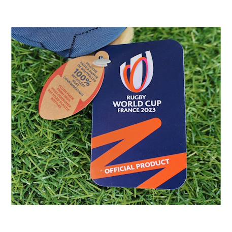 Peluche ours coupe du monde de rugby 2023 - peluche officielle sous licence - 24 cm assis Bleu 4 - vertbaudet enfant 
