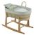 Couffin bébé matelassé avec support en bois Green/natural+Grey/natural 1 - vertbaudet enfant 