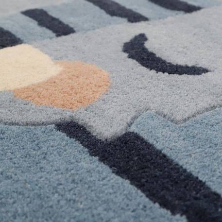 Tapis chambre enfant tigre blue tigger Bleu 4 - vertbaudet enfant 