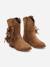 Bottines à franges Camel 1 - vertbaudet enfant 