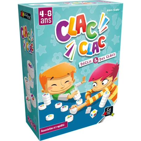 Jeu Clac clac, association et rapidité Bleu 1 - vertbaudet enfant 