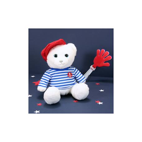 Peluche - peluche ours marin 23 cm Blanc 3 - vertbaudet enfant 