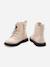 Bottines à zip Crème 3 - vertbaudet enfant 