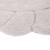 Tapis chambre enfant coton lavable rond finition pétales gabrielle Ecru 3 - vertbaudet enfant 