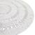 Tapis laine feutrée rond ajourée bibek Gris+Mango+Naturel 13 - vertbaudet enfant 