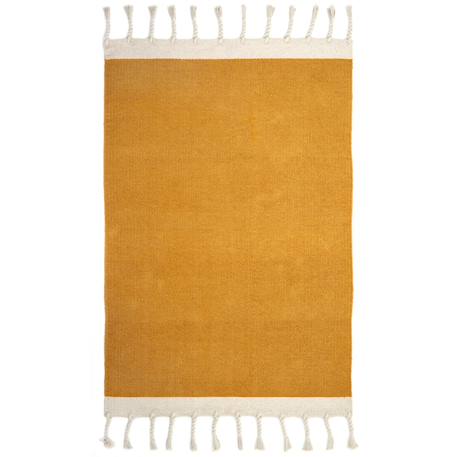 Tapis coton lisboa Bleu+Moutarde+Rose liège 7 - vertbaudet enfant 