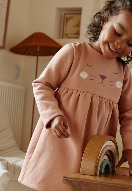Bébé-Robe bébé en molleton matcha