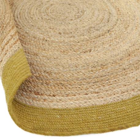 Yhuki tapis jute & laine Mango+Olive+Taupe 4 - vertbaudet enfant 